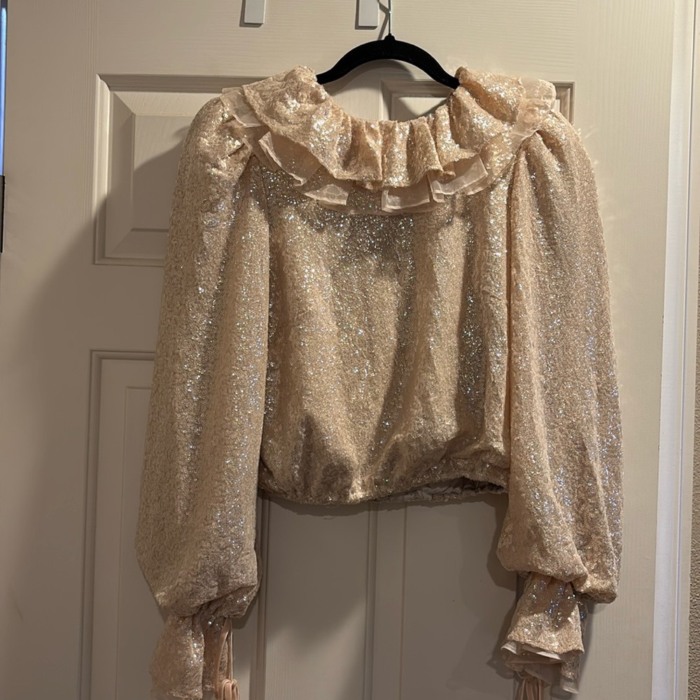 Nicola Bathie x Antonio Melani formal set. Top (XS). Skirt (4).